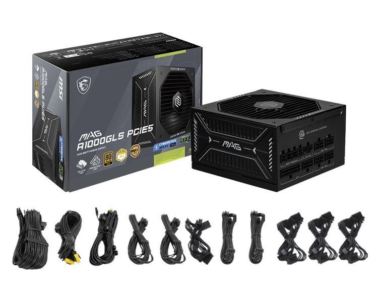Блок питания MSI MAG A1000GLS PCIE5 618726ua фото