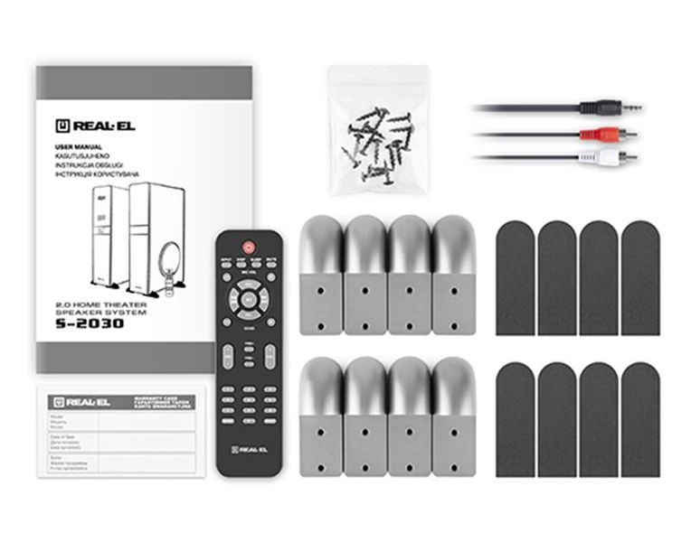 Мультимедийная акустика Real-El S-2030 Black (EL121200006) 579089ua фото