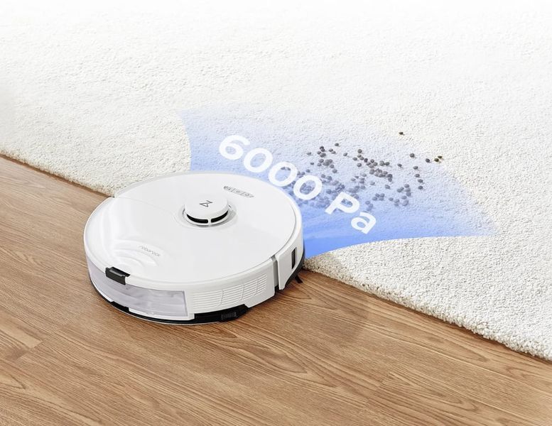 Робот-пилосос з вологим прибиранням RoboRock S8+ White 527674 фото