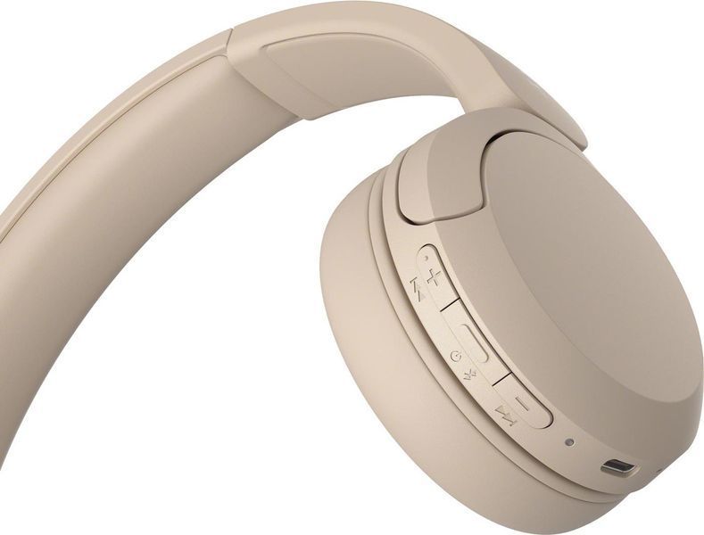 Навушники з мікрофоном Sony WH-CH520 Cream 467336ua фото