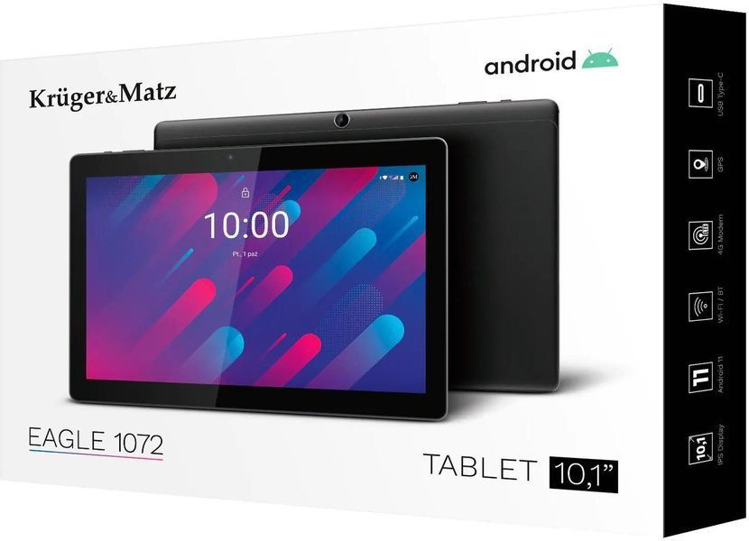 Планшет Kruger&Matz 4/64GB Lte (KM10721) 490010 фото