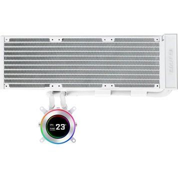 Водяное охлаждение Lian Li Hydroshift II LCD-C 360N White (G89.GHS2LCD36W.00) 622775ua фото