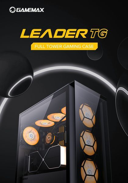 Корпус GameMax Leader TG Black 628341ua фото