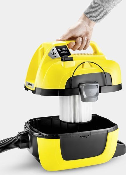 Пылесос с мешком Karcher WD 1 Compact Battery (1.198-300.0) 473901ua фото