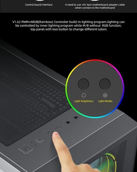 Корпус GameMax Aero Mini Black 630500ua фото
