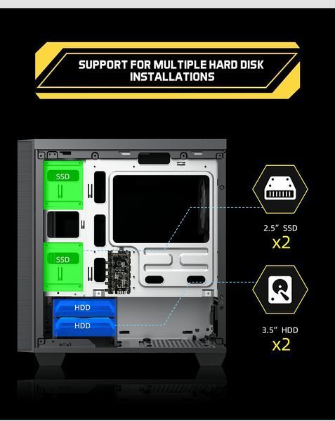 Корпус GameMax Aero Mini Black 630500ua фото