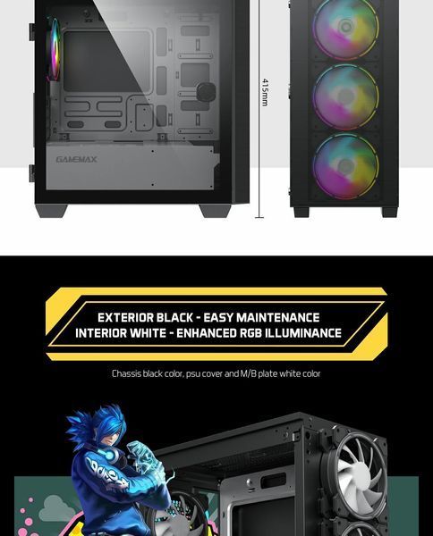 Корпус GameMax Aero Mini Black 630500ua фото