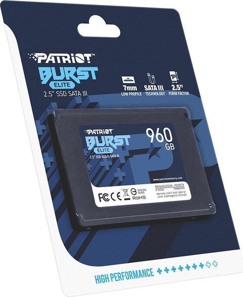 SSD накопичувач Patriot Burst Elite 960 GB (PBE960GS25SSDR) 336043ua фото