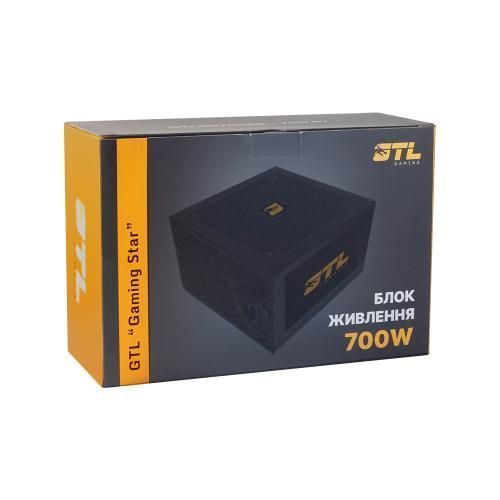 Блок живлення GTL 700W Gaming Star Black (GTLGS700BK) 622625ua фото