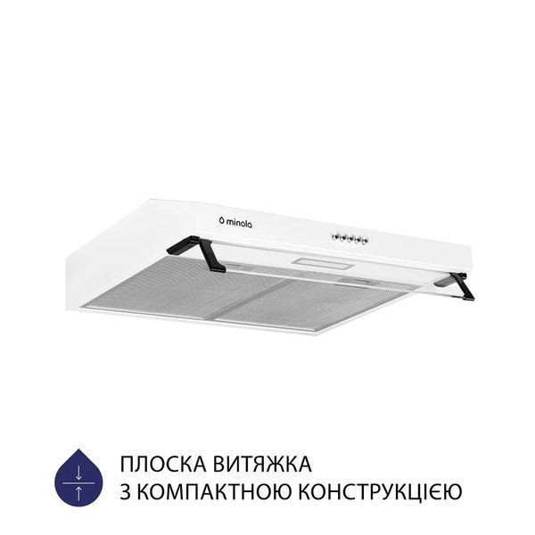 Витяжка пласка Minola HPL 617 WH 627921ua фото