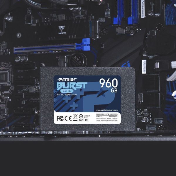 SSD накопичувач Patriot Burst Elite 960 GB (PBE960GS25SSDR) 336043ua фото