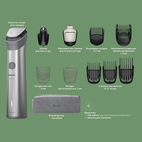 Машинка для стрижки Philips All-in-One Trimmer 5000 Series MG5941/15 620246ua фото