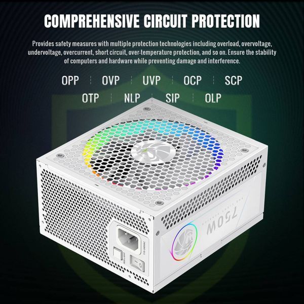 Блок питания GameMax RGB-750G WH 627808ua фото