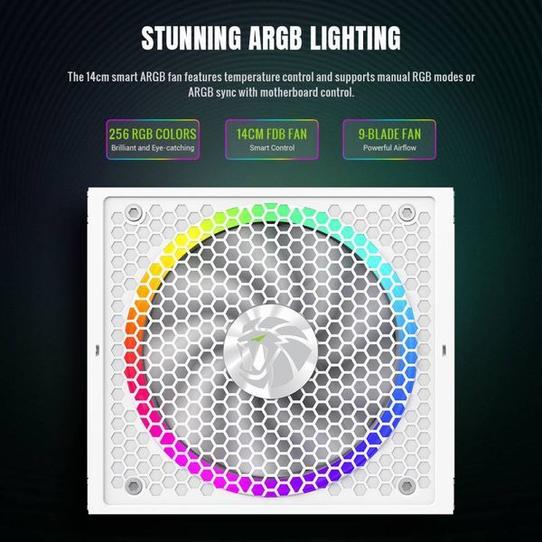 Блок питания GameMax RGB-750G WH 627808ua фото