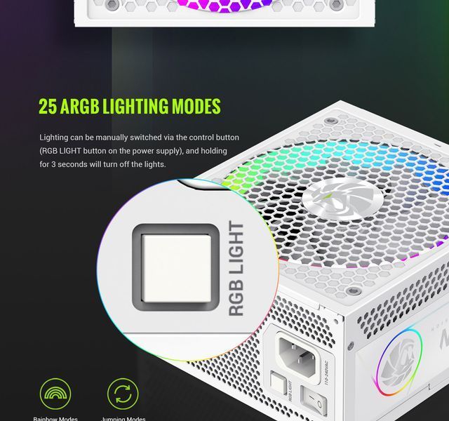 Блок питания GameMax RGB-750G WH 627808ua фото