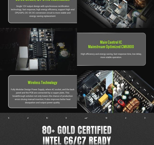 Блок питания GameMax RGB-750G WH 627808ua фото