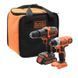 Набор инструментов Black+Decker BCK21S1S 530592ua фото 1