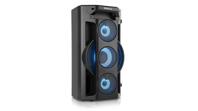 Портативна колонка Real-El X-777 Black (EL121600019) 623632ua фото