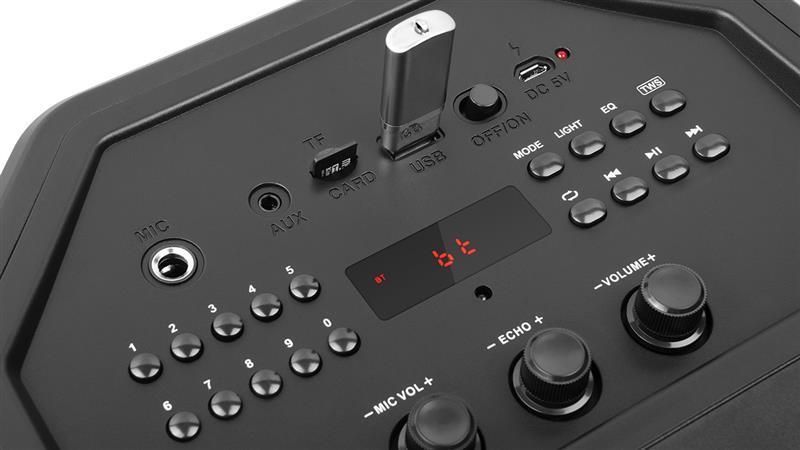Портативна колонка Real-El X-777 Black (EL121600019) 623632ua фото