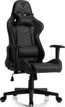 Компьютерное кресло для геймера Sense7 Spellcaster Black 497139 фото