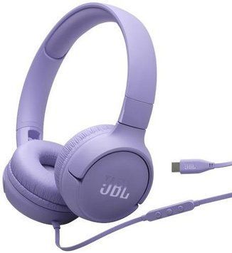 Наушники с микрофоном JBL Tune 520C USB-C Purple (JBLT520CPUR) 608451ua фото