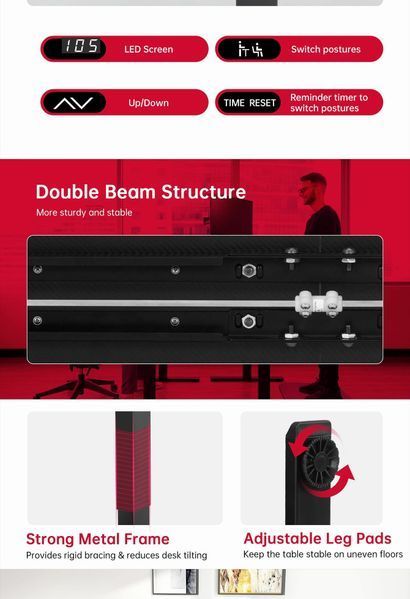 Геймерский игровой стол GameMax D140-Carbon-EC 628053ua фото