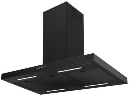 Вытяжка Т-образная Nortberg Sento Eco Island Strips 90 Black Matt 493170 фото