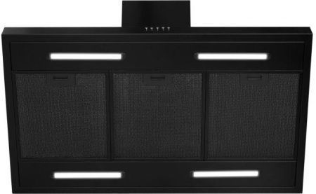 Вытяжка Т-образная Nortberg Sento Eco Island Strips 90 Black Matt 493170 фото