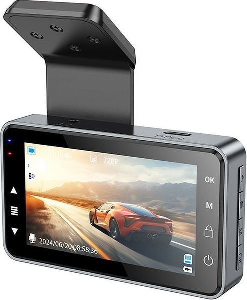 Автомобільний відеореєстратор Hoco DV9 Black (6942007633345) 589178ua фото
