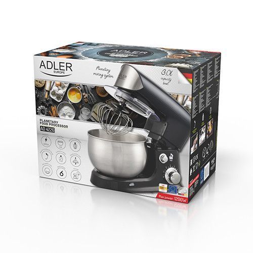Кухонный комбайн Adler AD 4226 Black 501995 фото
