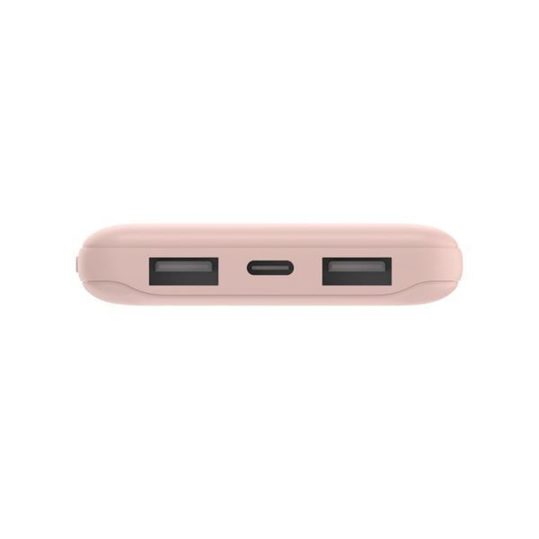 Зовнішній акумулятор (павербанк) Belkin 10000mAh 15W Dual USB-A USB-C rose gold (BPB011BTRG) 613622ua фото