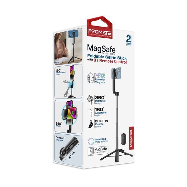Монопод для смартфона Promate MagStick Black 579029ua фото