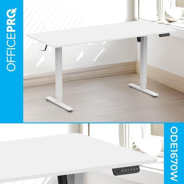 Комп'ютерний стіл OfficePro ODE1670W White 622981ua фото