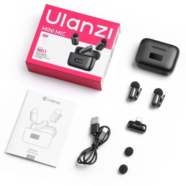 Микрофонная радиосистема для камеры для смартфона Ulanzi A200 Mini Mic (A046) 627207ua фото