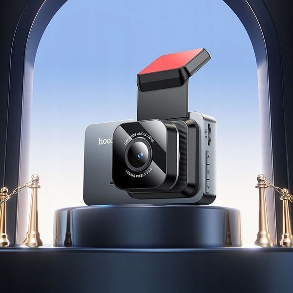 Автомобільний відеореєстратор Hoco DV9 Black (6942007633345) 589178ua фото