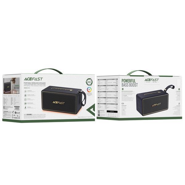 Портативна колонка Acefast K3 Max Black (6974316285038) 627257ua фото