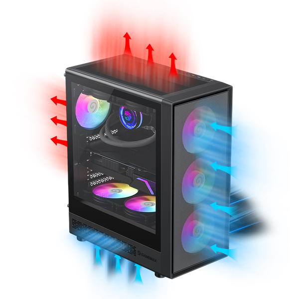 Корпус GameMax Storm 2 AB Black 628399ua фото