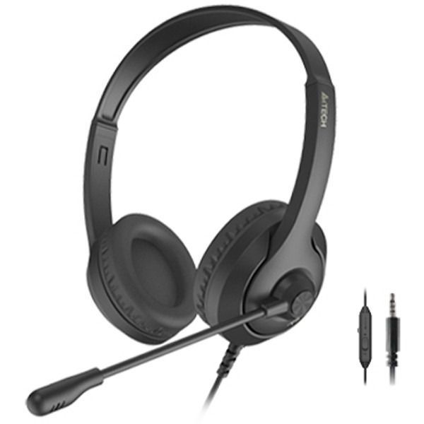 Навушники з мікрофоном A4Tech FH100i Stone Black 579321ua фото