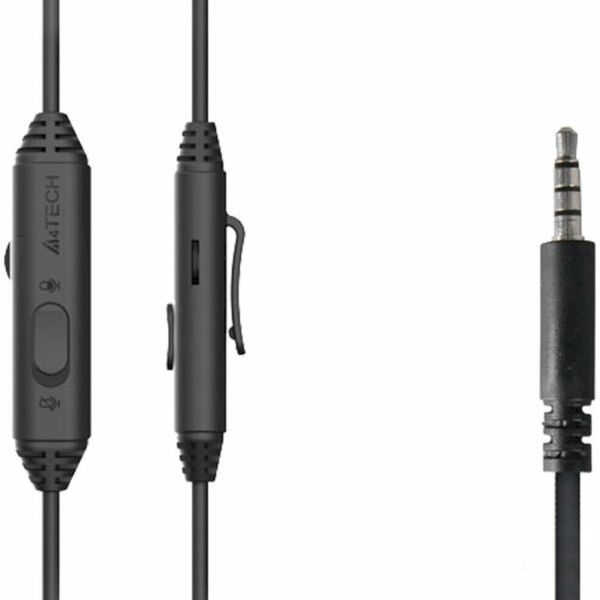 Навушники з мікрофоном A4Tech FH100i Stone Black 579321ua фото
