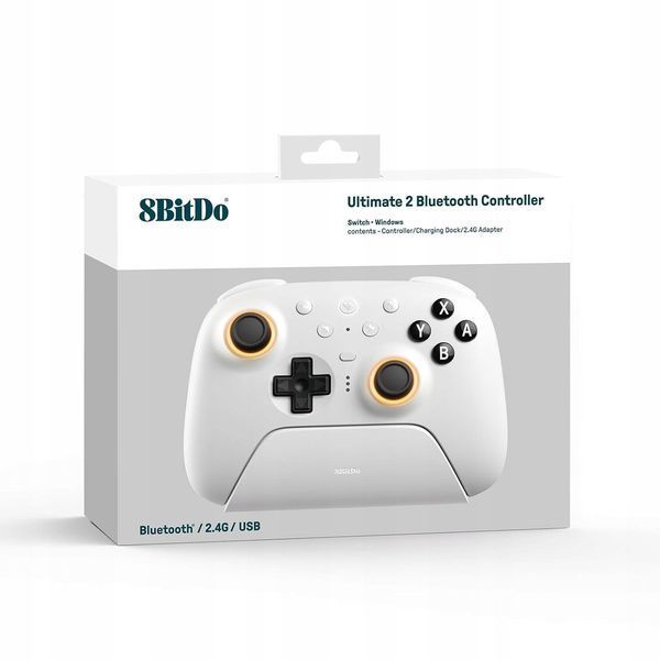 Геймпад 8Bitdo Ultimate 2 Wireless BT White (RET00519) 619209 фото