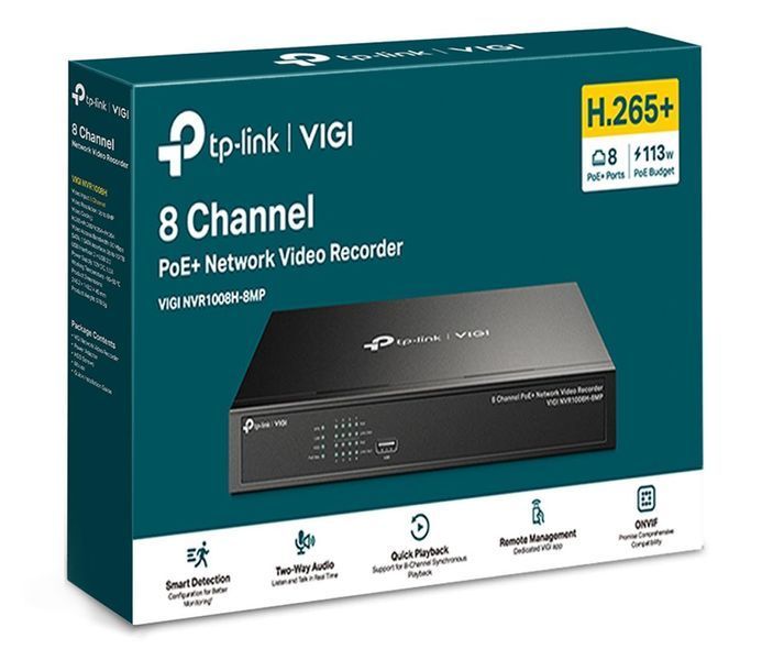 Мережевий відеореєстратор (NVR) TP-Link Vigi NVR1008H-8MP 476788ua фото