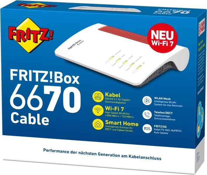 Беспроводной маршрутизатор (роутер) AVM Fritz! Box 6670 (20003047) 515987 фото
