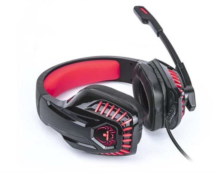 Навушники з мікрофоном Real-El GDX-7650 Black-Red (EL124100043) 579483ua фото