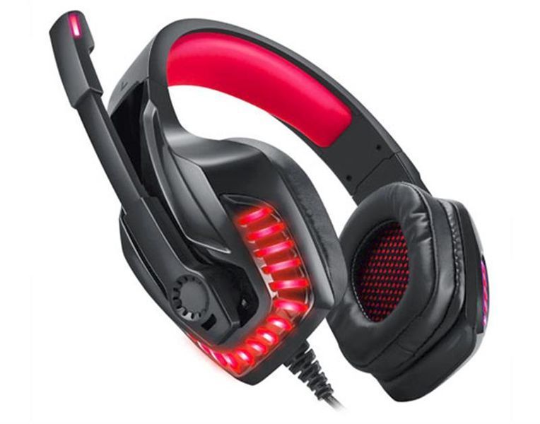 Навушники з мікрофоном Real-El GDX-7650 Black-Red (EL124100043) 579483ua фото