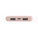 Зовнішній акумулятор (павербанк) Belkin 10000mAh 15W Dual USB-A USB-C rose gold (BPB011BTRG) 613622ua фото 3
