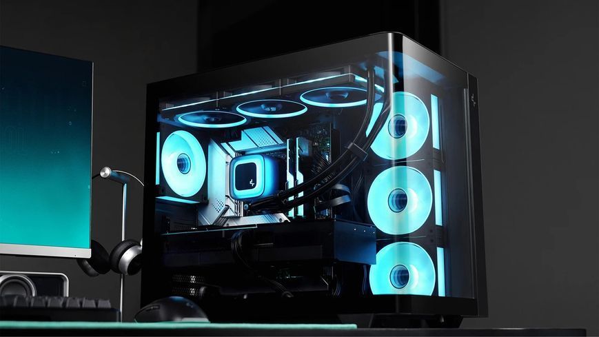 Корпус Deepcool CG530U 4F Black (R-CG530U-BKAGA4-G) 623081ua фото