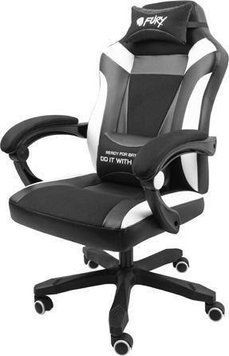 Компьютерное кресло для геймера Fury Avenger M+ Black/White (NFF-1710) 320339 фото