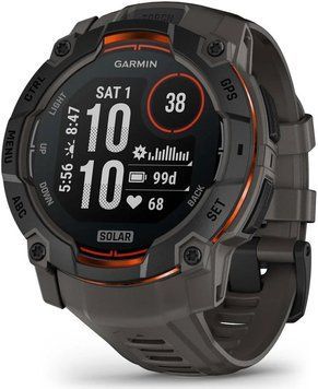 Смарт-часы Garmin Instinct 3 50mm Solar Black with Charcoal Band (010-02935-00/40) 621706 фото