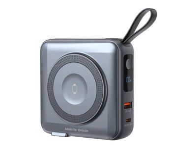 Внешний аккумулятор (павербанк) Mobile Origin Travel Charger 10000 mAh Lightning/USBC Gray (PBT-03L-GRY) 618131 фото