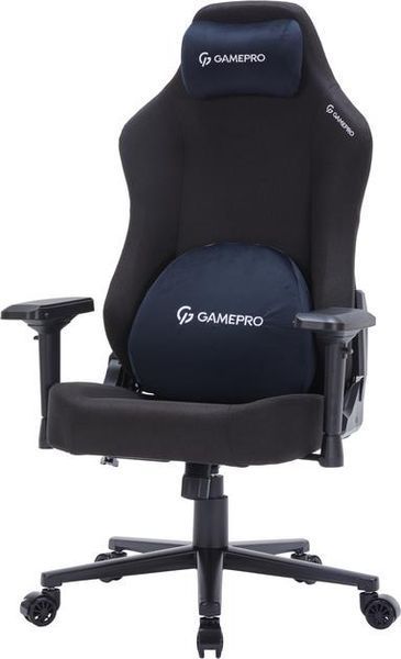 Комп'ютерне крісло для геймера GamePro FGC750 Fabric Black (FGC750B) 578355ua фото